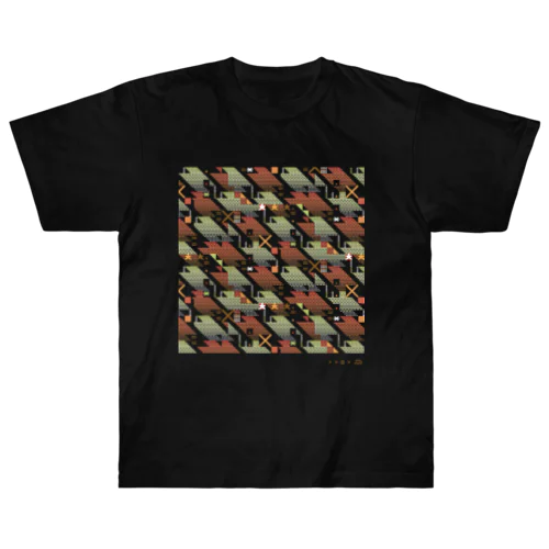 pixelTextilePattern_02 Heavyweight T-Shirt