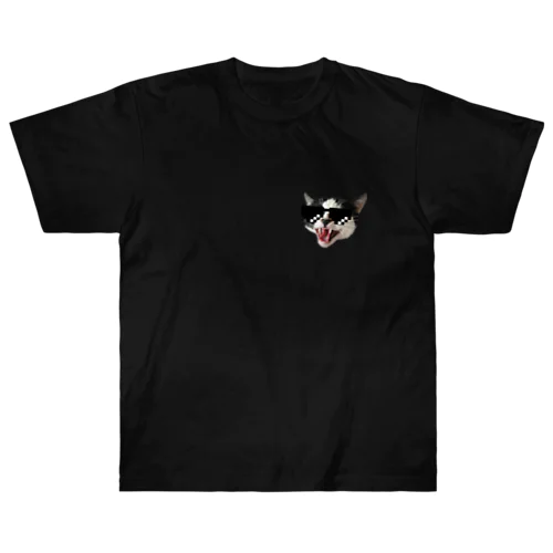 宇宙猫 ヘビーウェイトTシャツ