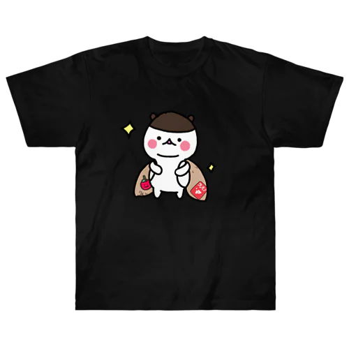 セミになりきるもち三郎 ヘビーウェイトTシャツ