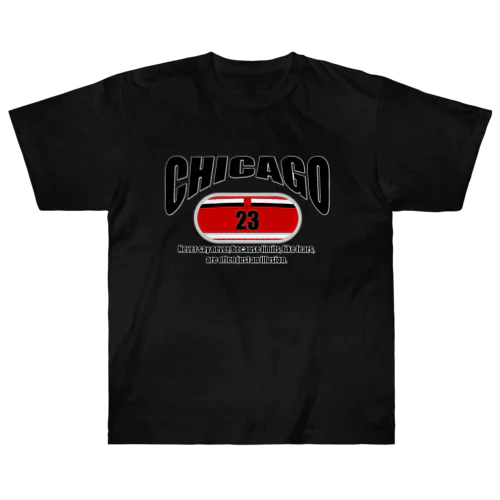 Chicago～カレッジロゴ風～ ヘビーウェイトTシャツ