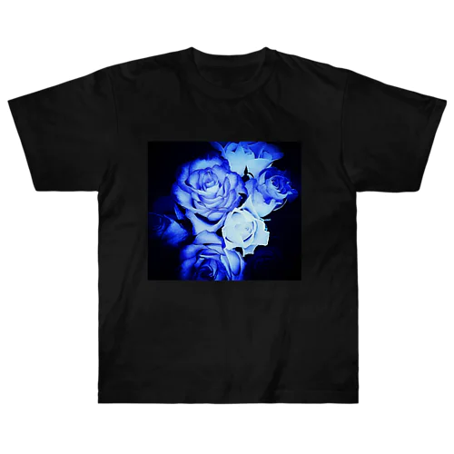 BLUE Rose Heavyweight T-Shirt