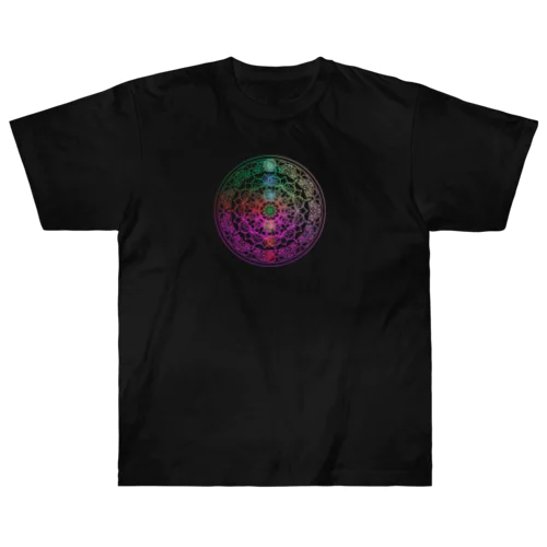 母星回帰曼荼羅REMIX cakra Heavyweight T-Shirt