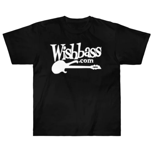 Wishbass Tee (White Logo) ヘビーウェイトTシャツ