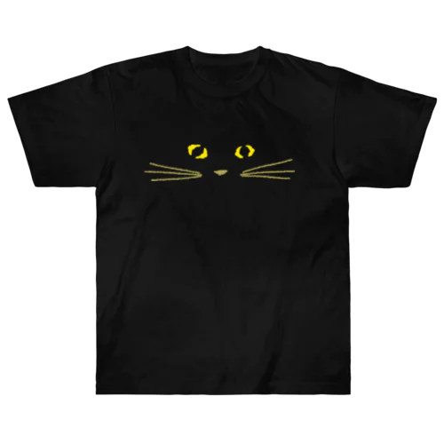 黒猫 Heavyweight T-Shirt