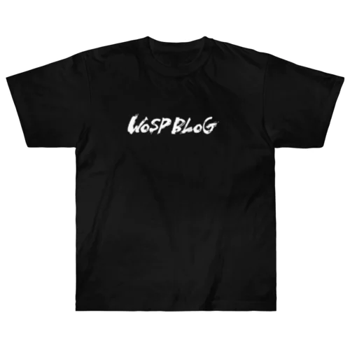 WOSP ブラック ヘビーウェイトTシャツ