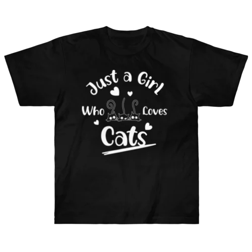 猫が好き ヘビーウェイトTシャツ