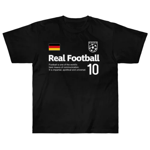 リアルフットボール ドイツ ヘビーウェイトTシャツ