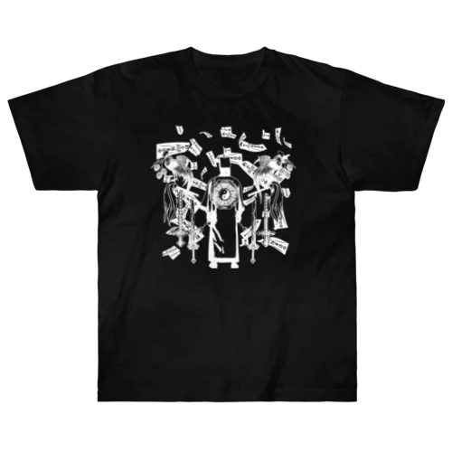 【白基調】道士降臨 Heavyweight T-Shirt