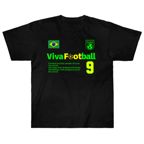 ビバ！フットボール ブラジル ヘビーウェイトTシャツ