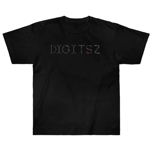 ×S フレーム Digitz 白文字 Heavyweight T-Shirt