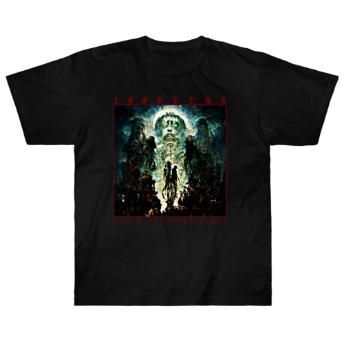 100BEERS World reversal organ Heavyweight T-Shirt