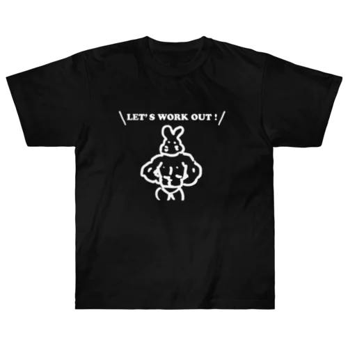 マッチョウサギ ヘビーウェイトTシャツ