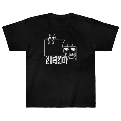 NEKO-Girl White Heavyweight T-Shirt