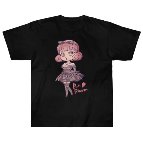 ピンクブルームちゃん ヘビーウェイトTシャツ