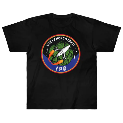 Single Hop To Orbit Heavyweight T-Shirt