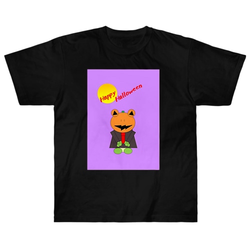 ハロウィン　パンプキンパパ Heavyweight T-Shirt