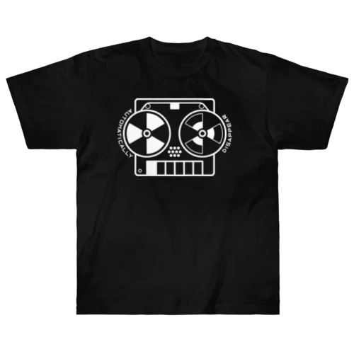 オープンリールテープレコーダー（白） Heavyweight T-Shirt