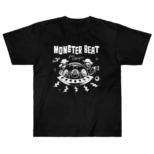 Monster Beat From Outer Space ヘビーウェイトTシャツ