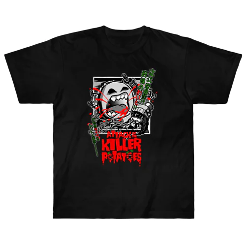 【濃色系】キラーポテト（ｸｿｷｬｯﾁｺﾋﾟｰ付） Heavyweight T-Shirt