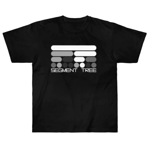 SEGMENT TREE 白 ヘビーウェイトTシャツ