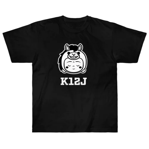 着ぐるみ 午地蔵　ｰ顔T BKｰ Heavyweight T-Shirt