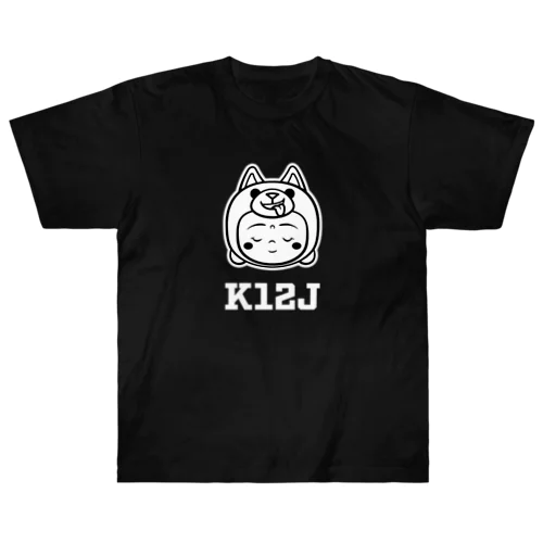 着ぐるみ 戌地蔵　ｰ顔T BKｰ ヘビーウェイトTシャツ