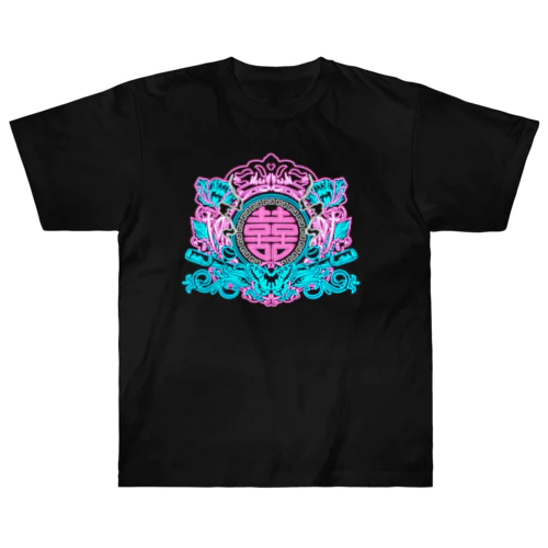 NEON幻想阿片中華紋  Heavyweight T-Shirt