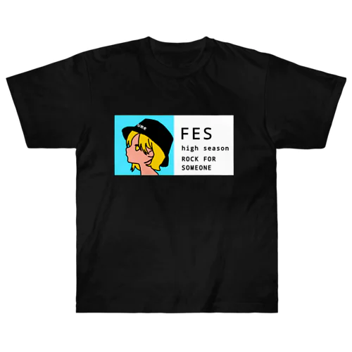 フェス　アクア ヘビーウェイトTシャツ