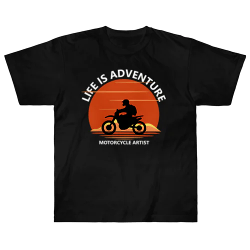 Life is Adventure ヘビーウェイトTシャツ