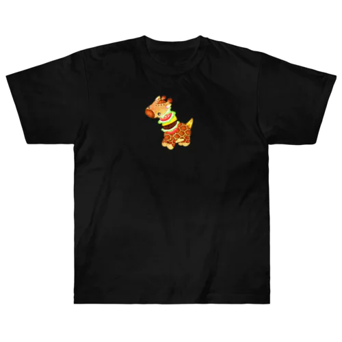 フードアニマル　キリンバーガー Heavyweight T-Shirt