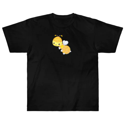 フードアニマル　ホットケーキ蜂 Heavyweight T-Shirt