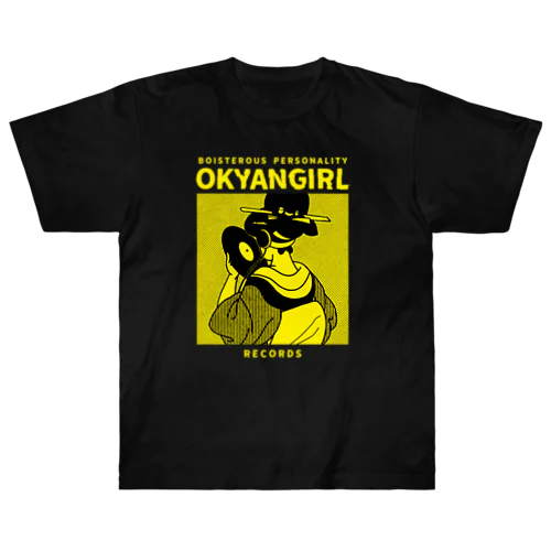 【黄】OKYAN GIRL【御侠娘】 ヘビーウェイトTシャツ