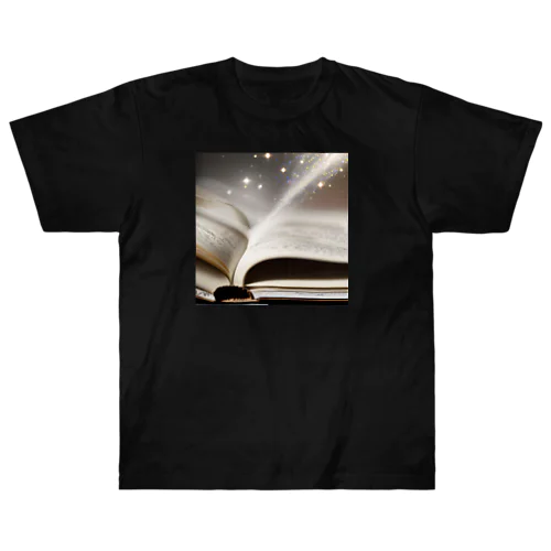 ダイヤモンドダスト - 魔法の書の中の輝き Heavyweight T-Shirt