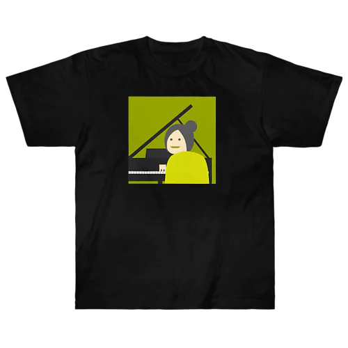 意識低いピアノ弾き Heavyweight T-Shirt