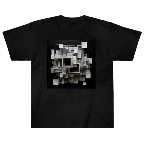squares overlapping Heavyweight T-Shirt