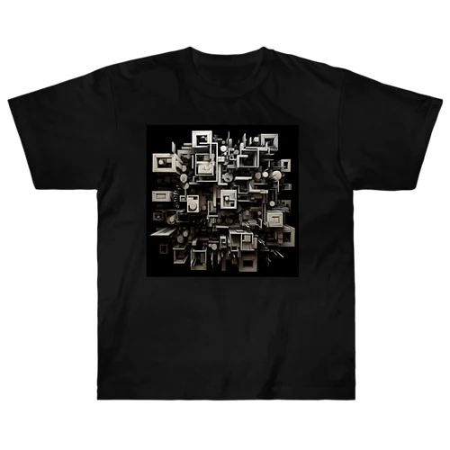 puzzling structure ヘビーウェイトTシャツ