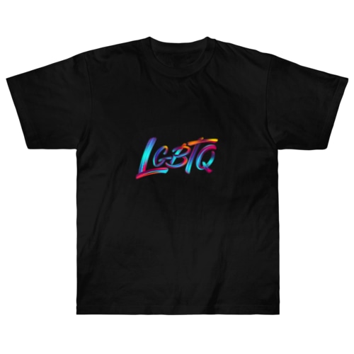 LGBTQロゴ Heavyweight T-Shirt