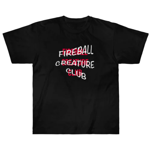 FIREBALL CREATURE CLUB ベーシックロゴ ヘビーウェイトTシャツ