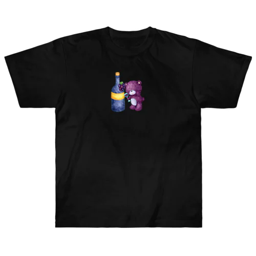 ドリンクマ　ワイン Heavyweight T-Shirt