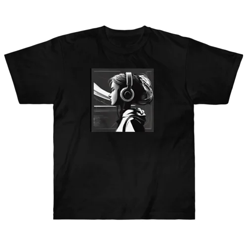 テクノロジーとの対話（Dialogue with Technology） Heavyweight T-Shirt