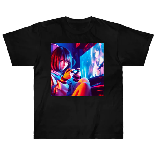 ゲーミング 少女 Heavyweight T-Shirt