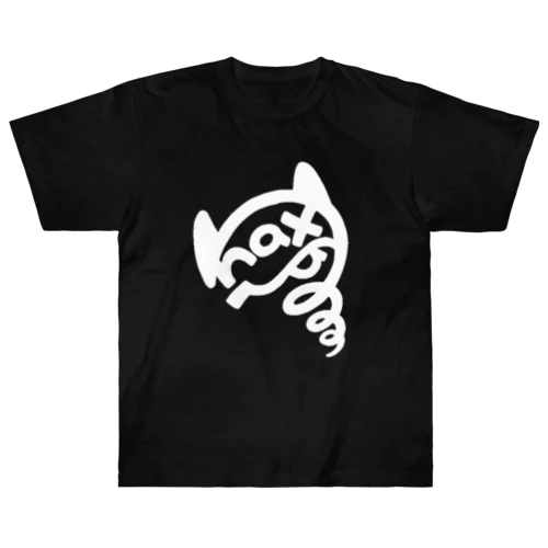 白ロゴTシャツ(黒・ネイビー) Heavyweight T-Shirt