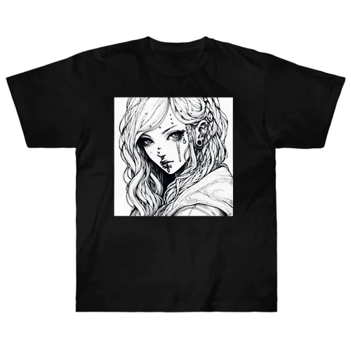 ピアス女子 Heavyweight T-Shirt