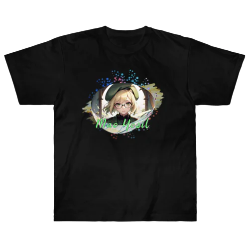 マオ・イェシル【見つめる彼女 Ver.】 Heavyweight T-Shirt