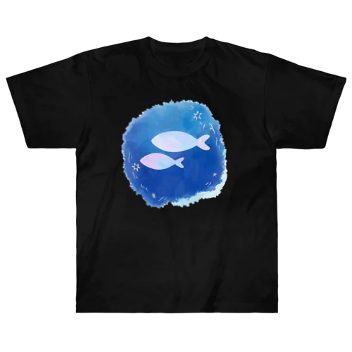 儚い魚 ヘビーウェイトTシャツ