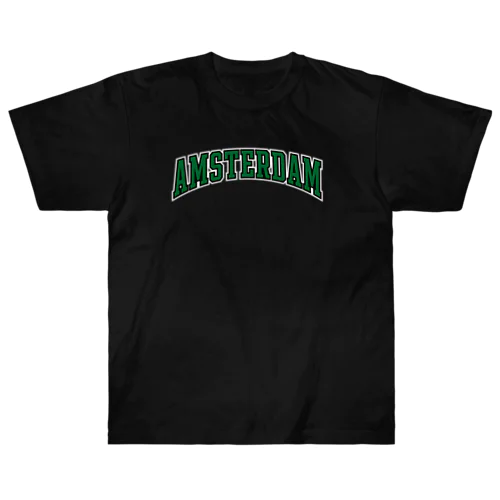 AMSTERDAM COLLEGE LOGO ヘビーウェイトTシャツ