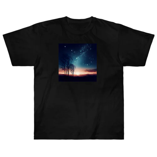 幻想的な夜空🌌 Heavyweight T-Shirt