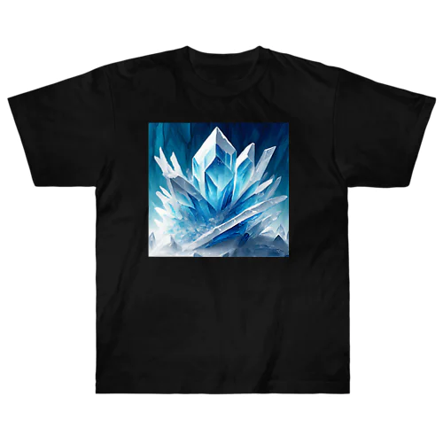 氷のクリスタル Heavyweight T-Shirt
