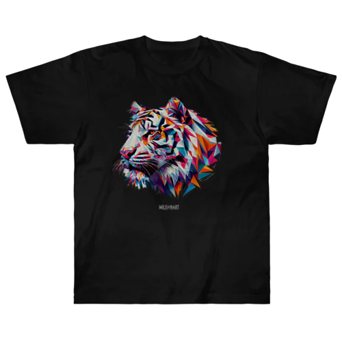 タイガーPolygonal ヘビーウェイトTシャツ