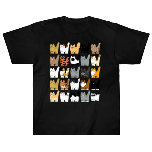 猫まみれ/KOTETSU Cats ヘビーウェイトTシャツ